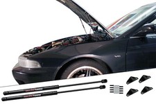 1993-03 Mitsubishi Galant Hood Quick Lift Black Gas Strut Shock Damper Lifters
