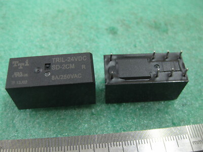 1x TRIL-24VDC SD2CM 8A 24V Relays 8pin