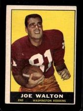 1961 TOPPS #126 JOE WALTON VGEX REDSKINS *SBA11907