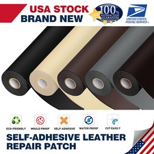 Self-Adhesive Leather Repair Patch Tape For Car Seats Couch Sofa Chair Jacket US