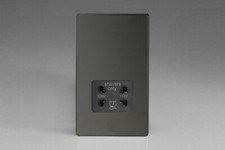 Varilight Screwless Iridium Black Range - Black Inserts & Iridium Switches