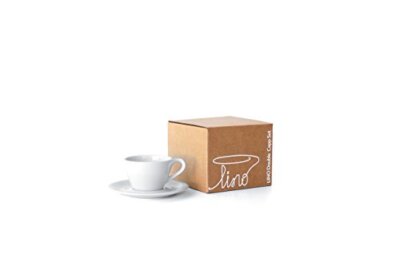 ESPRESSO CUPS with Saucers Porcelain Coffee Cup Saucer Set of 2 NOTNEUTRAL