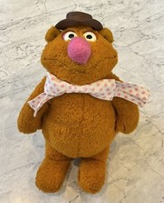 Vintage Fozzie Bear 1976 Jim Henson Muppets Fisher Price 851 Plush Stuffed 14