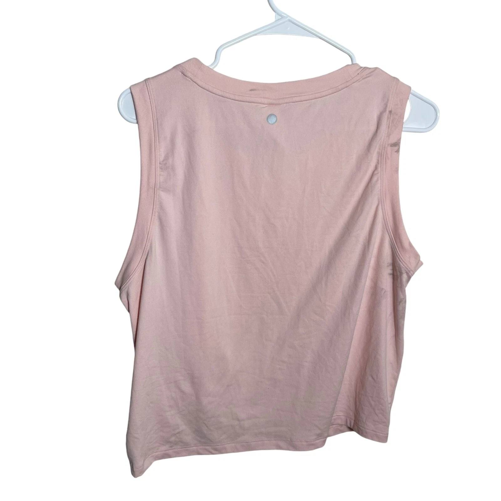 yogalicious twist cropped athletic tank-top