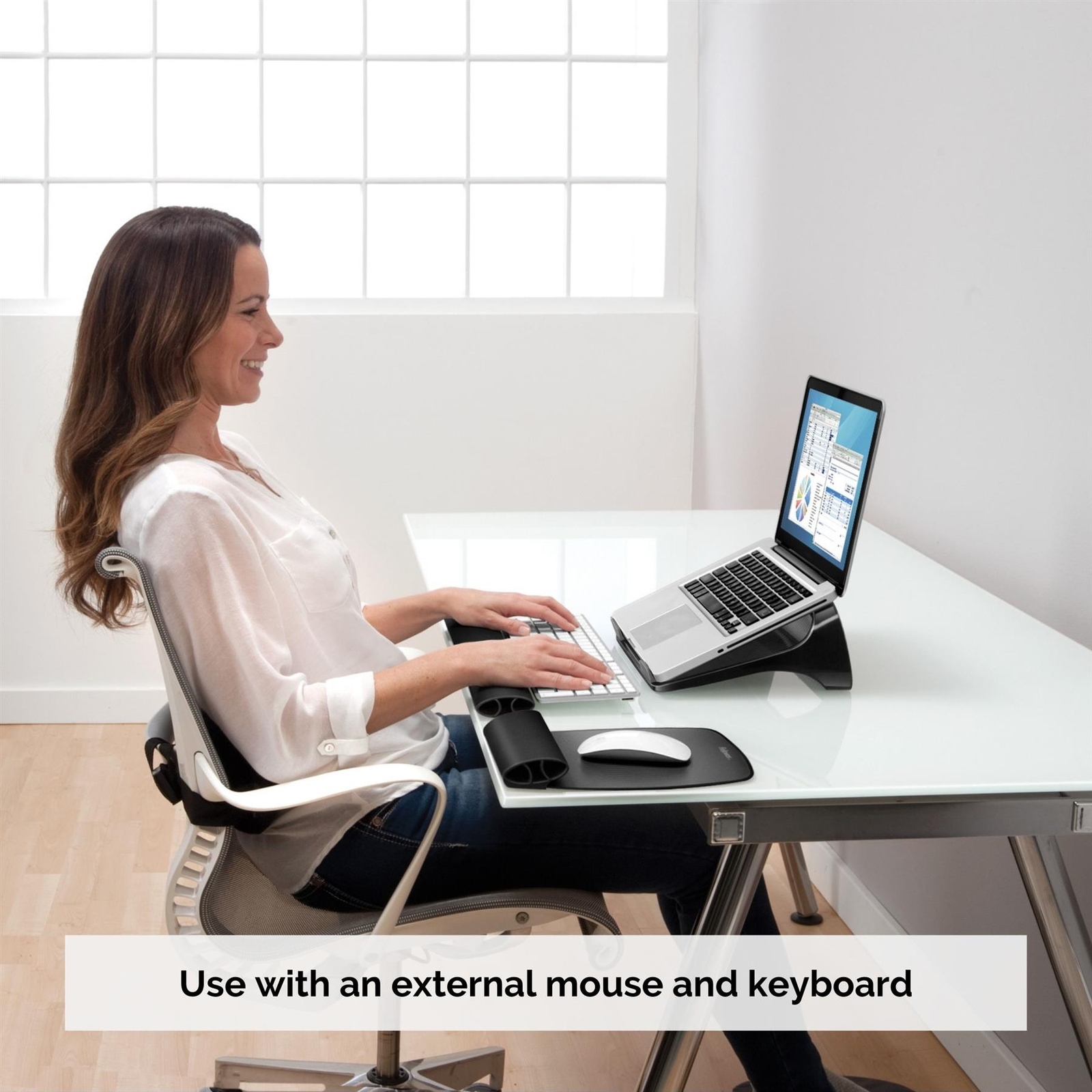 Fellowes Laptop Riser Stand for Home Office Portable Ventilated Laptop Stand eBay