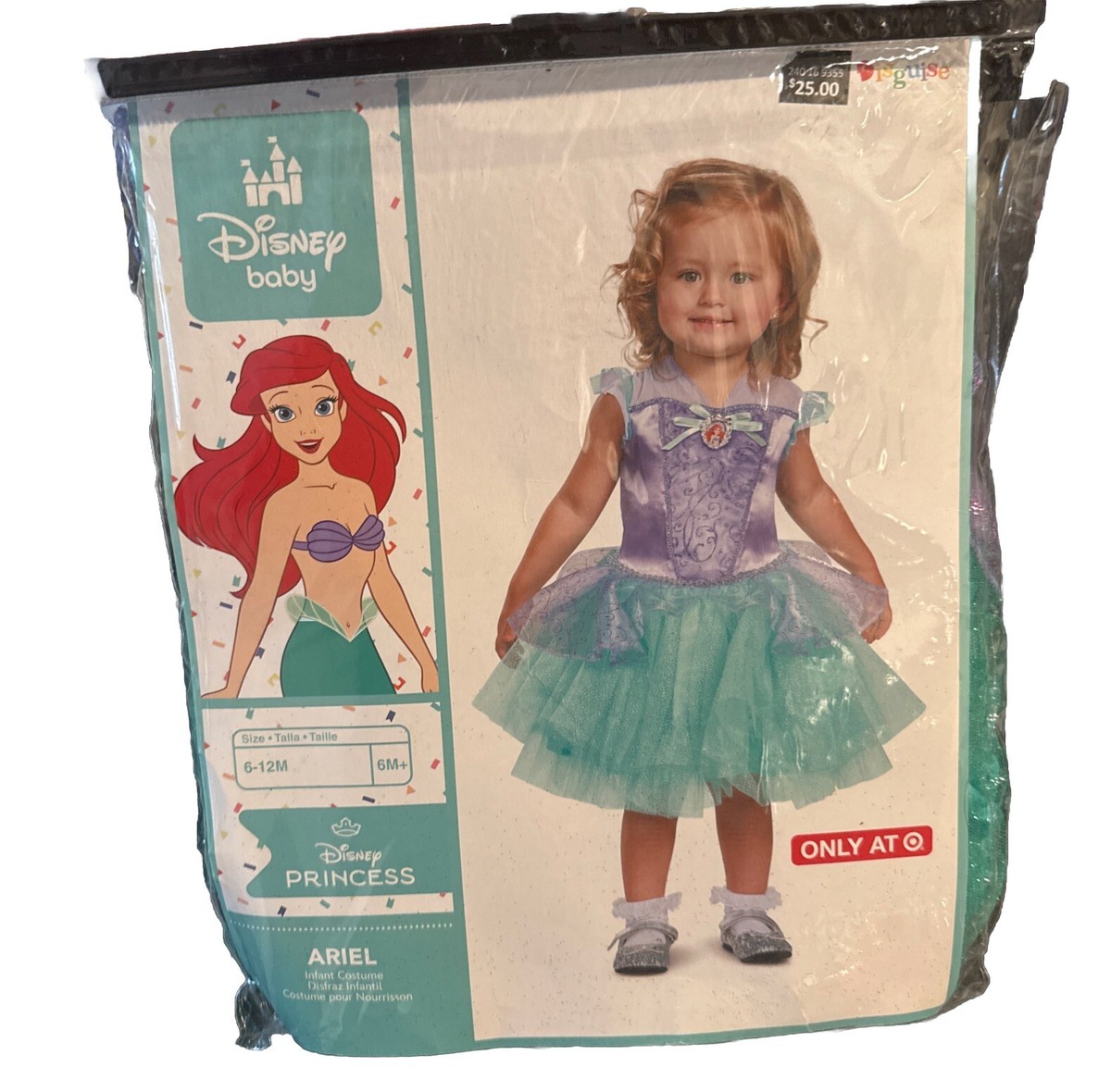 Disney Baby Ariel The Little Mermaid Halloween Infant Baby Costume