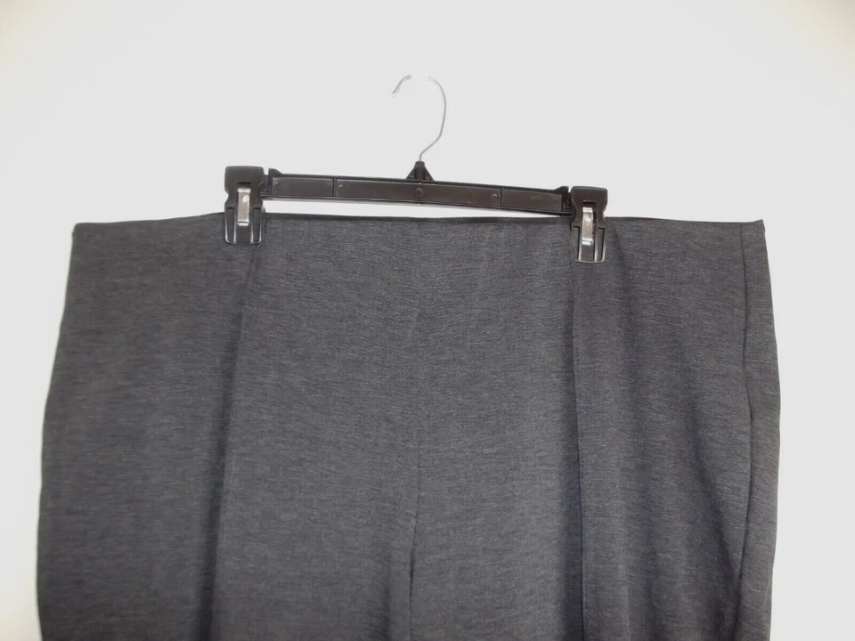 Worthington Womens High Waisted Pull On DRESS PANTS - Size 2X - Heathered Black - Image 2 of 4