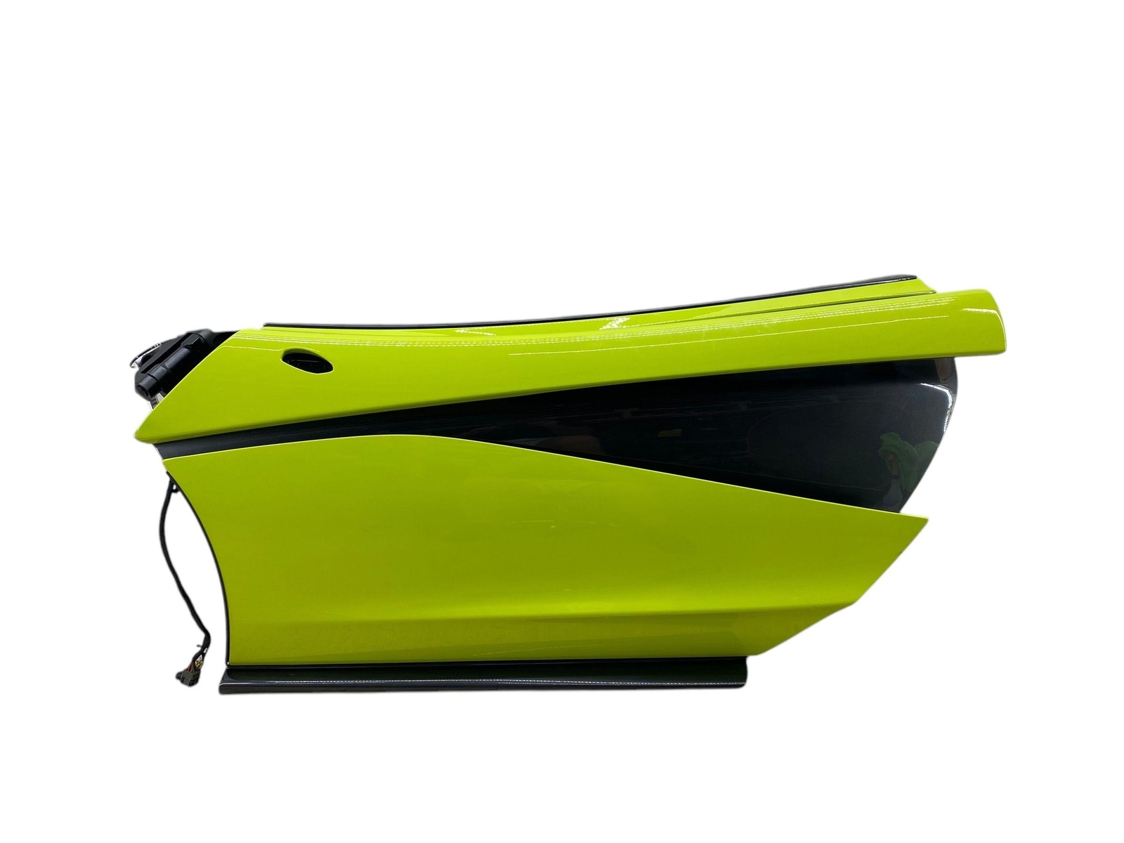 2019-2021 MCLAREN 600LT LEFT DRIVER DOOR SHELL W/ HINGE W/O GLASS GREEN *NOTES*