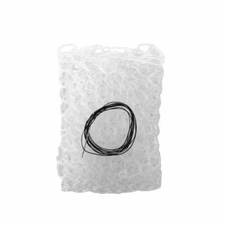 FISHPOND NOMAD 15" REPLACEMENT RUBBER NET BAG IN CLEAR COLOR FITS MID SIZE NETS