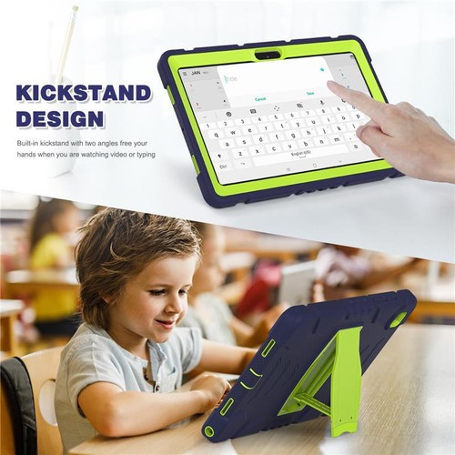 Stand Case Samsung Galaxy Tab A9+ A9 A8 A7 Lite Shockproof Heavy Duty Flip Cover - Picture 16 of 30