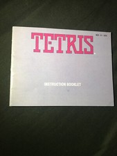 Tetris Nintendo NES, 1989 Original Authentic MANUAL ONLY