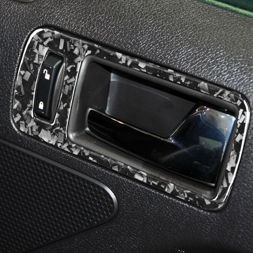 45Pcs Forged Carbon Fiber Kits Full Interior Trim Cover For Ford Mustang 2009-14 - Foto 16 di 23