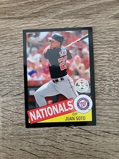 2020 Topps Juan Soto 1985 Black 267/299 Nationals 35th Anniversary #85-99