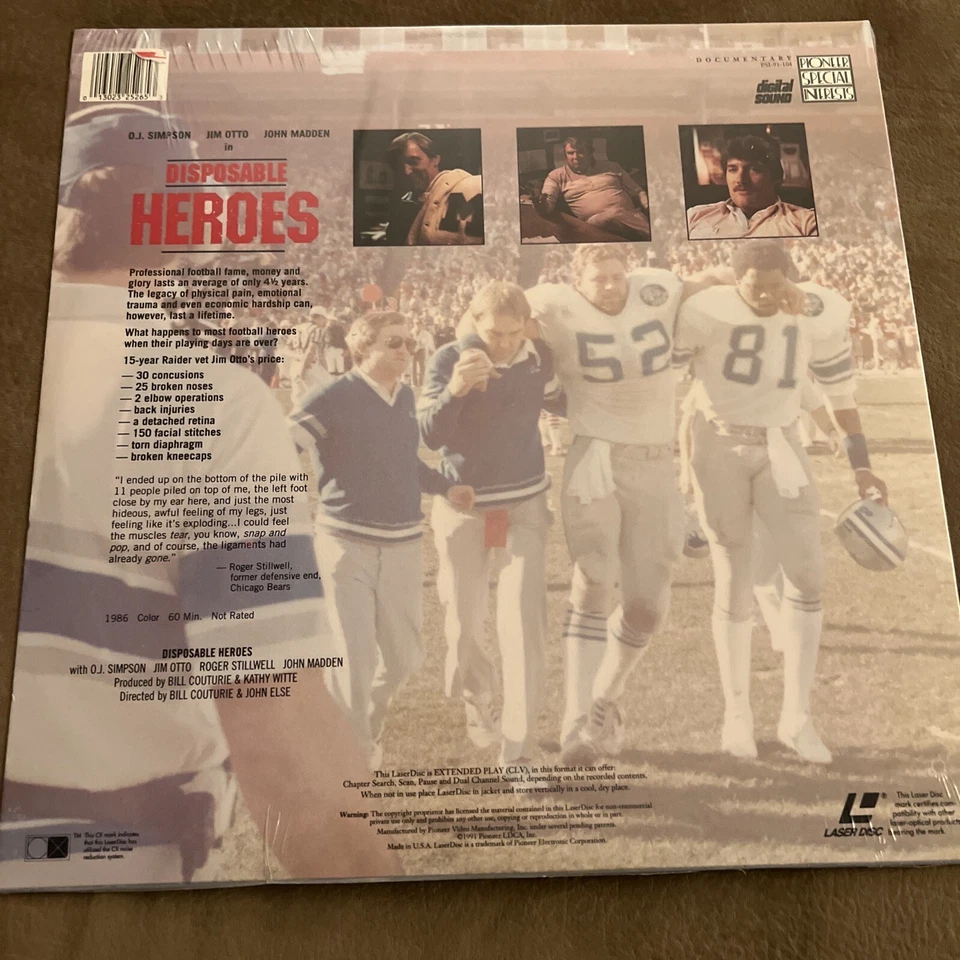 Disposable Hereos  Pioneer Special Interests Documentary LaserDisc  Unopened - Image 2 of 3
