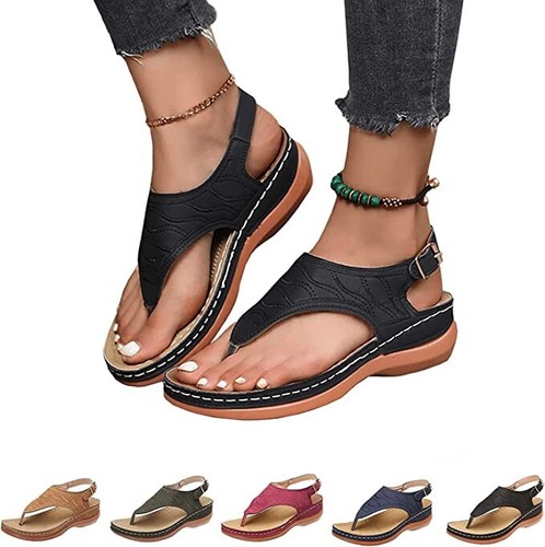 Dimleen Orthopedic Sandals for Women, Arch Support Orthotic Comfy Sandals |  eBay