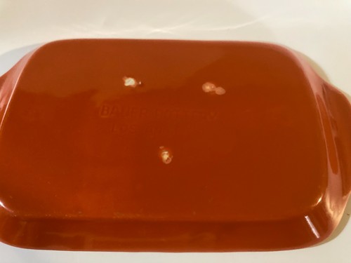 Vtg Bauer Los Angeles Ca. POTTERY Monterey 10" Oval Relish plate - Picture 3 of 7