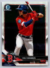 2018 Bowman Chrome #BCP154 Cole Brannen Boston Red Sox Baseball Card