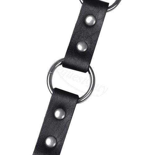 Adjustable Women Corset PU Leather Body Chest Harness Waist Strap Belt cosplay - Bild 50 von 97