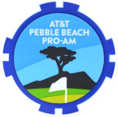 AT&T PEBBLE BEACH National Pro-Am Logo POKER CHIP