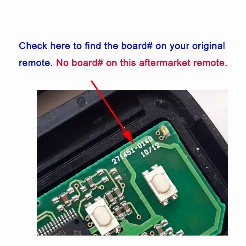 Mando a distancia para coche Lexus GS300 GS350 GS450H IS250 IS350 IS-F 2006 2007 2008 Foto 2 de 4