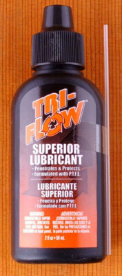TRI-FLOW Teflon PTFE Superior LUBRICANT OiL 2 ounce Drip Bottle TRIFLOW TF21010