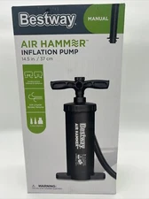 NEW Bestway 62086E Manual Air Hammer Inflation Pump 14.5" 2.8L Free Shipping!