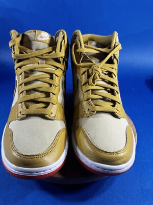 Size 9.5 - Nike Dunk High Wheat Gold for sale online | eBay display picture 3