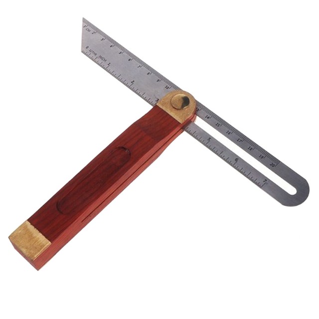 9" Hardwood Adjustable Sliding Bevel Gauge Angle Finder Woodworking