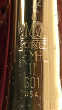 King Student Model 601 Bb Trumpet As Is