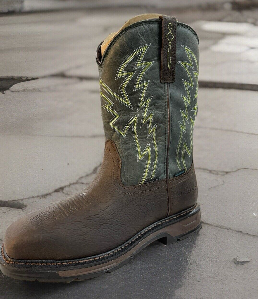 Ariat WorkHog XT BOA Waterproof Carbon Toe Work Boots sz 10.5 EUC Ariat Men main image 3