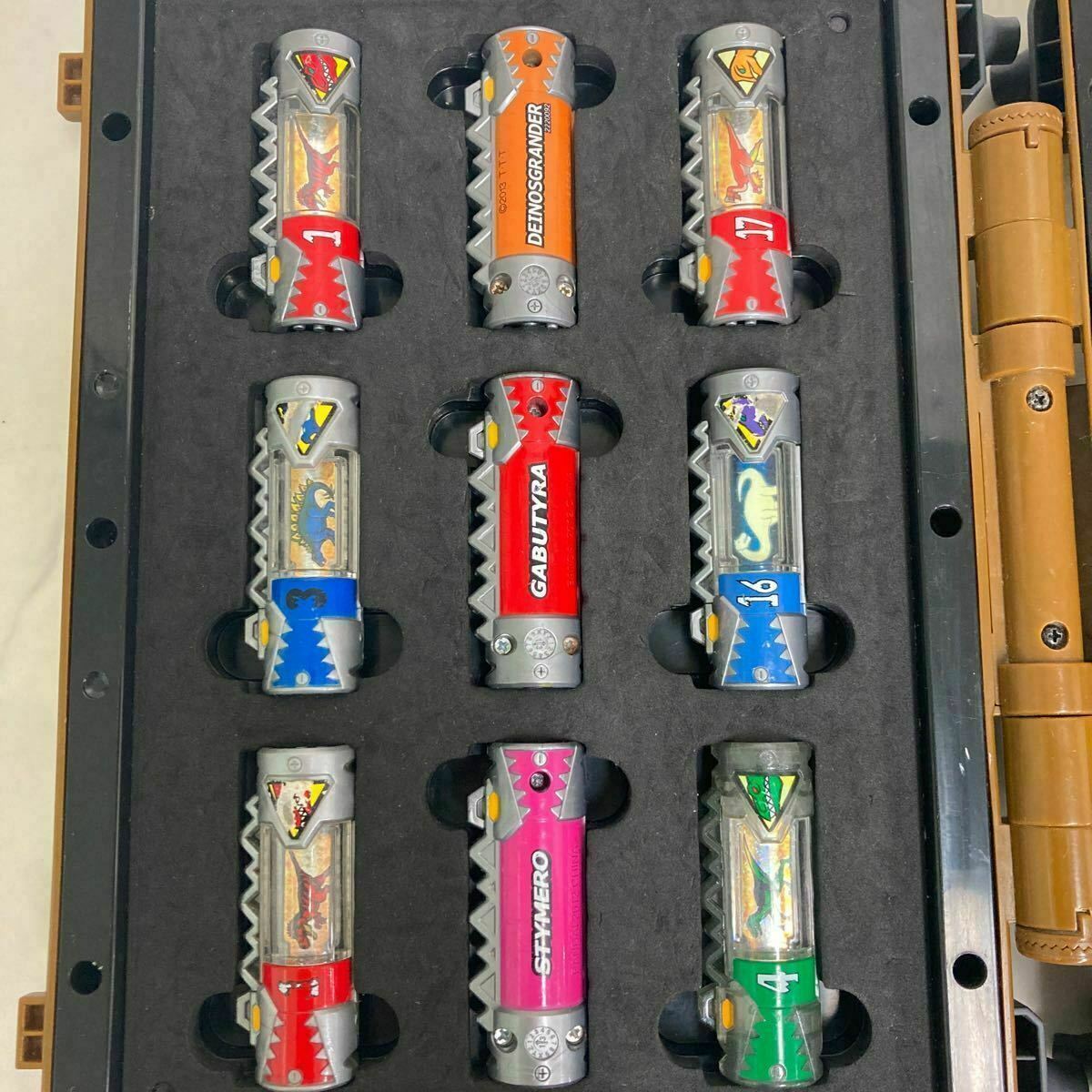 Power Rangers Dino Charge Kyoryuger Brave Box Bag Zyudenchi set
