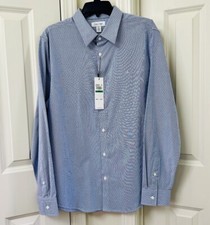 Calvin Klein Men's Long Sleeve Woven Shirt, Size-L