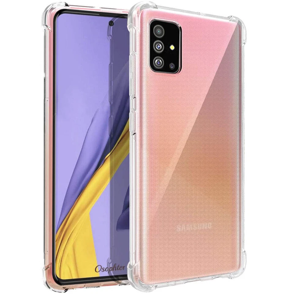 适用于三星 Galaxy A12 A02 A32 A42 A52 A72 A71 保护壳 透明防震 TPU 保护套 — 第 2/4 张图片