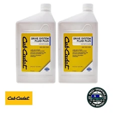 CUB CADET 490-000-C051 Synthetic Blend Drive System Fluid 1 Quart Bottles 2PK