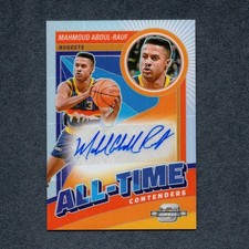 2023-24 Contenders Optic All-Time Mahmoud Abdul-Rauf Auto Silver 019/125 #YB