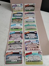 Lot 1980 Topps MLB All 14 American League Team Checklist Baseball Cards Unmarked