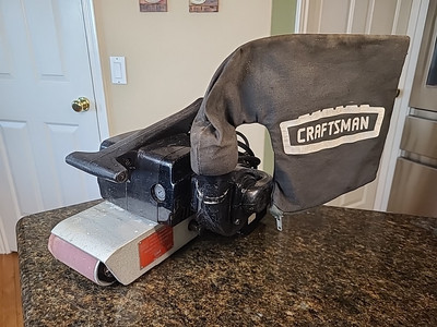 SEARS CRAFTSMAN 4'' BELT SANDER  315.11782 DUST BAG GUC