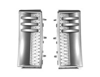 Gitter Grill Satz FÜR KotflÜGel Land Rover Range Rover 2010-2012 Verchromt