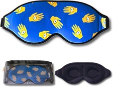 NEW Mulberry Silk Luxe Sleep Mask Padded Lightblocking Cushioned Satin Finish