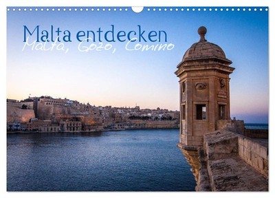 Malta entdecken Malta, Gozo, Comino (Wandkalender 2027 DIN A3 quer), CALVENDO Mo