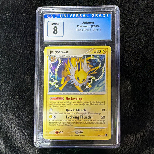 Jolteon graded CGC 8 for sale on eBay