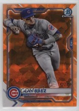2021 Bowman Chrome Sapphire Edition Orange Refractor 42/75 Javier Baez #53 13iq