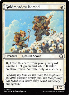 #ad #ad Goldmeadow Nomad 18 Lorwyn Eclipsed Magic the Gathering $1.59