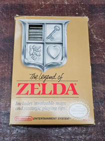 The Legend of Zelda: Complete Tested CIB Gold Cart Manual  (Nintendo, NES, 1987 