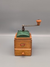 Mid Century Leinbrock's Ideal Stahlmahlwerk Kaffeemühle | Holz & Bakelit 