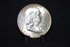 1961 franklin half dollar 90% silver BU