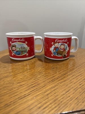 Set of 2 Vintage Campbell s Soup Mugs #31881 and #31981