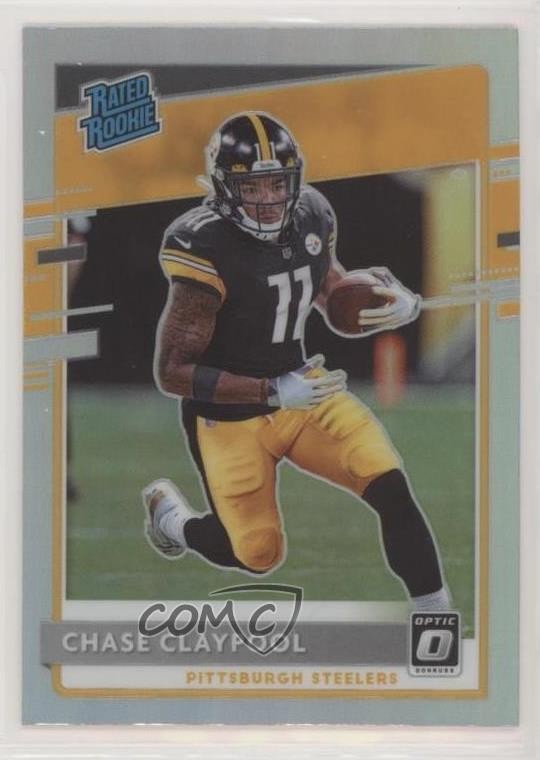 2020 Panini Donruss Optic Rated Rookies Holo Prizm Chase Claypool Rookie RC 9m2