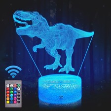 NEW Dinosaur Night Light with Remote  Smart Touch - 7 Colors