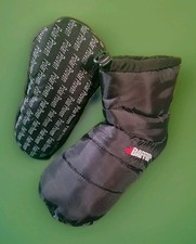 New - Baffin Cush Booty Insulated Slippers, Sz. S Womens 5/6 or Kids 3/4 Black